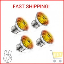 DaToo Reptile Heat Lamp Turtle Heating Light 4PCS 50W UVA UVB Heat Bulb Simulate
