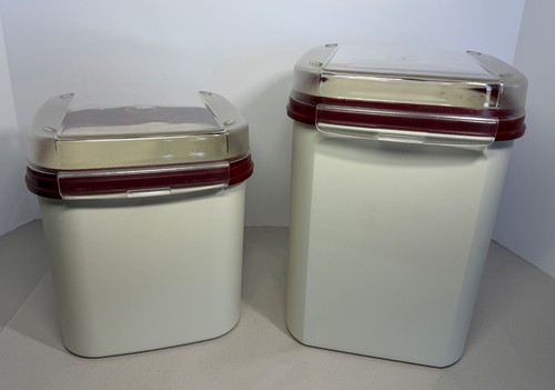 Tupperware Modular Mates Canisters Set of 2, 17 & 23 Cup Size Gently Used
