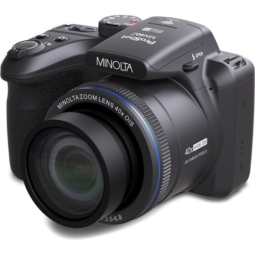 Minolta 20 Mega Pixels 40x Optical Zoom Digital Camera, 1080p FHD Video, Bundle - Picture 4 of 9