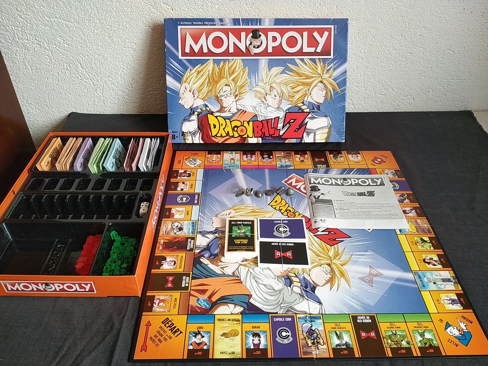 Jeu De Société Monopoly Dragon Ball DragonBall Z Livraison Offerte !!!!!!!!!!!!