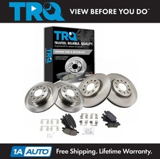 Trq Front Rear Posi Ceramic Disc Brake Pads Rotors Kit For Lacrosse Malibu