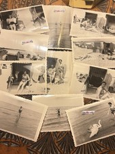 ❤️Konvolut 11 Fotos 70er DDR Zingst Urlaub Strand Frau Mann Badeanzug Baden 7x10