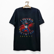 Vintage 1987 Lynyrd Skynyrd Tour T-Shirt, Unisex Black T-shirt, Size S-5XL