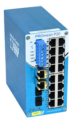 Indu-Sol PROmesh P20 Managed Switch mit PROFINET