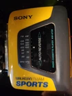 VINTAGE Sony Sports Walkman WM-AF59 AM/FM Radio Cassette Player Tape