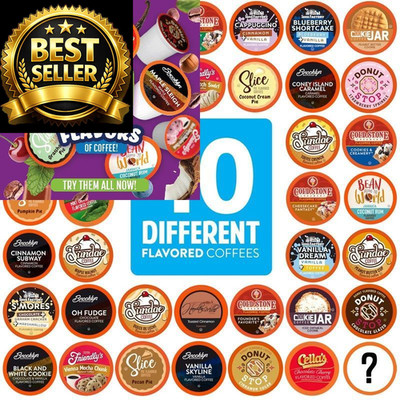 Two Rivers Coffee Flavored 40 Count (Pack of 1), Assorted 