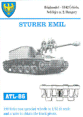 Friulmodel 86 1/35 Sturer Emil Track Set (180 Links & 2 Sprocket Wheels)