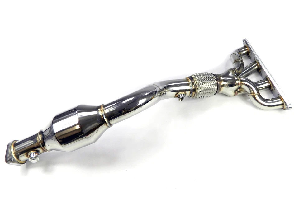 Acciaio Collettore Compreso Tubo Flessibile + Kat-Körper Mini Cooper R50 R52 R53 - Immagine 2 di 2