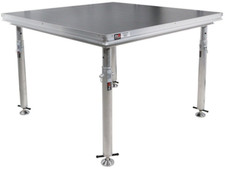 ProX XSQ-2X2MK2 StageQ MK2 Portable Stage Unit Height Adjustable from 28 to 48"