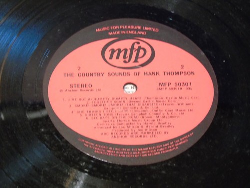 HANK THOMPSON - The Country Sound of Hank Thompson - UK 12-track Vinyl LP - Picture 5 of 6