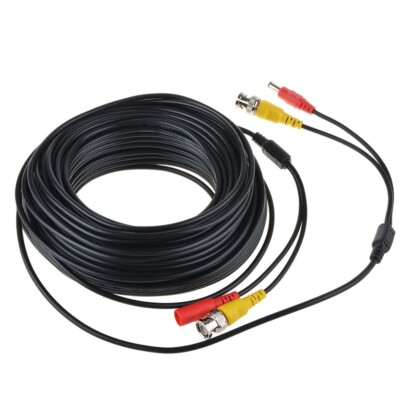 100ft BNC Video Power Wire Cord for Zmodo Q-See Qsee PTZ Lorex Camera Cable