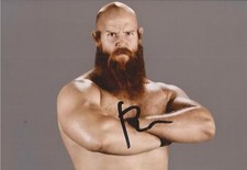 WWE WRESTLING: ERICK ROWAN SIGNED 6x4 PORTRAIT PHOTO+COA **PROOF**