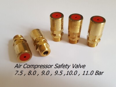 1/4'' BSP LUFTDRUCK SICHERHEITSVENTIL 8,5 - 11,5 BAR / FÜR KOMPRESSORSCHALTER