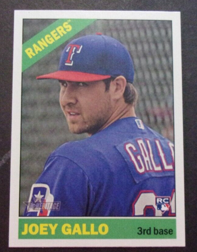 2015 Topps Heritage High Numbers Joey Gallo RC # 647