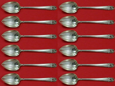 Spring Glory by International Sterling Grapefruit Spoon Custom Set 12 pcs