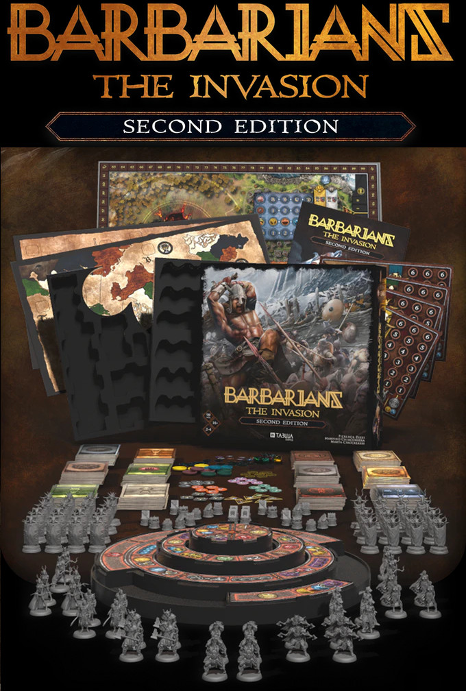 Barbarians The Invasion Board Games 2nd Edition + replacement pack