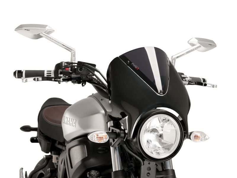 Puig Retrovision Cbn Look Fairing & Dark Smoke Screen 195mm Yamaha XSR 700 16-20