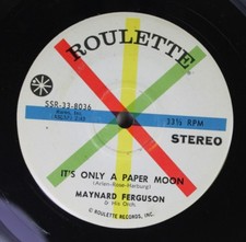 Jazz 33 Rpm 45 Maynard Ferguson - It'S Only A Paper Moon / You Don'T Know What L Jazz 33 Rpm 45 Maynard Ferguson - It'S Only A Paper Moon / You Don'T Know What L
