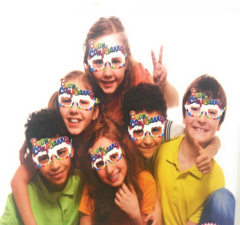 12 Occhiali Di Carta Per Feste Compleanno - Decorazione Per 30 Anni, Divertenti E Colorati