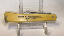 Schrade Cutco Henry M. Robinson Co. New York, Ruzickas Roses Advertising Knife