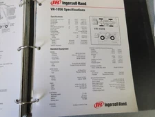 Ingersoll-Rand VR-1056 Telescopic Material Handler Literature
