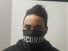 SECURITY  TEXT Neck Gaiter Scarf Guard Neckwear Bandana Tube SECURITY GUARD USA