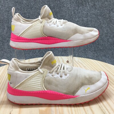 Puma Shoes Womens 9 Pacer Next Cage Running Sneakers White Lace Up Low 373983-01