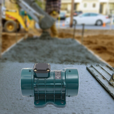 High-Performance Dark Green Concrete Vibration Motor - 250W Aluminum Design