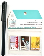 Travel Dollhouse Wall Art Scrapbooking Stickers Decor DIY Modern Mini SPA15723