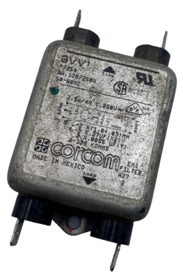CORCOM EMI FILTER 3VV1 F7250 3A 120/250V 50-60HZ EMI FILTER 