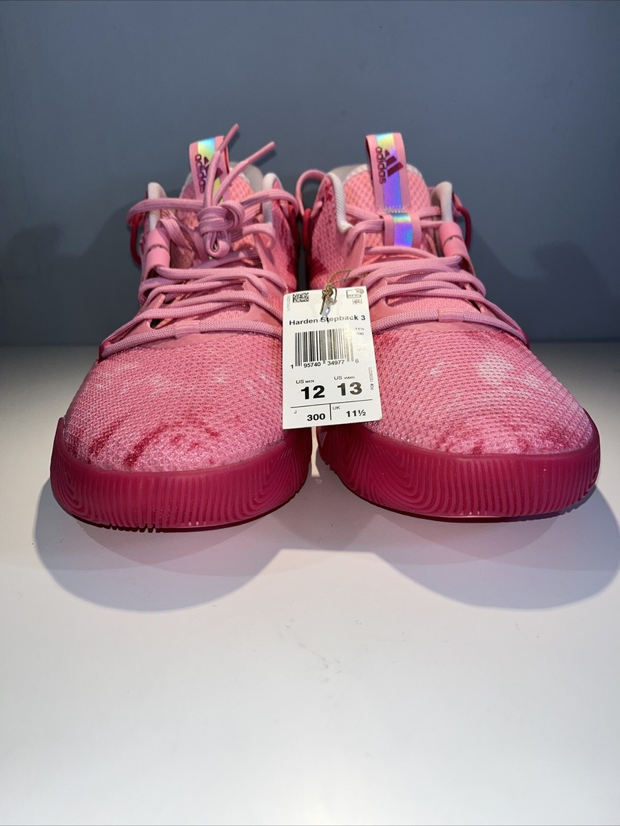 Adidas Harden Stepback 3 bliss pink Hoops Basketball New Mens