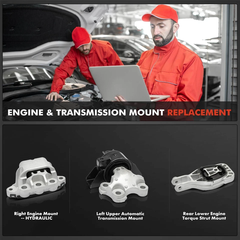 3pcs Engine & Auto Transmission & Torque Strut Mount for Chevrolet Trax Buick - Image 2 of 4