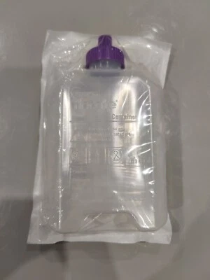 2x Nutricia Flocare Container 1000ml 1L With Cap - Sterile Empty Latex Free New