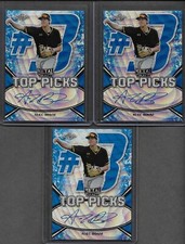 2018 Leaf Metal ALEC BOHM Top Picks Blue Wave Prismatic Auto RC X/20 Phillies