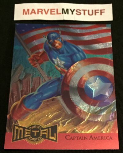 1995 FLEER MARVEL METAL CARDS BLASTER RED / GOLD BASE CARD SINGLES YOU CHOOSE - Picture 27 of 163