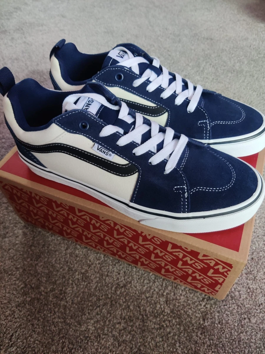 VANS Men s Filmore Trainers Retro S C Dress Blues UK Size 8