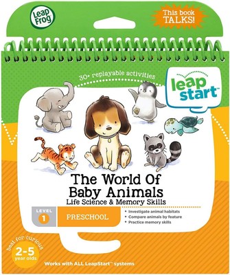 LeapFrog LeapStart The World of Baby Animals Book 