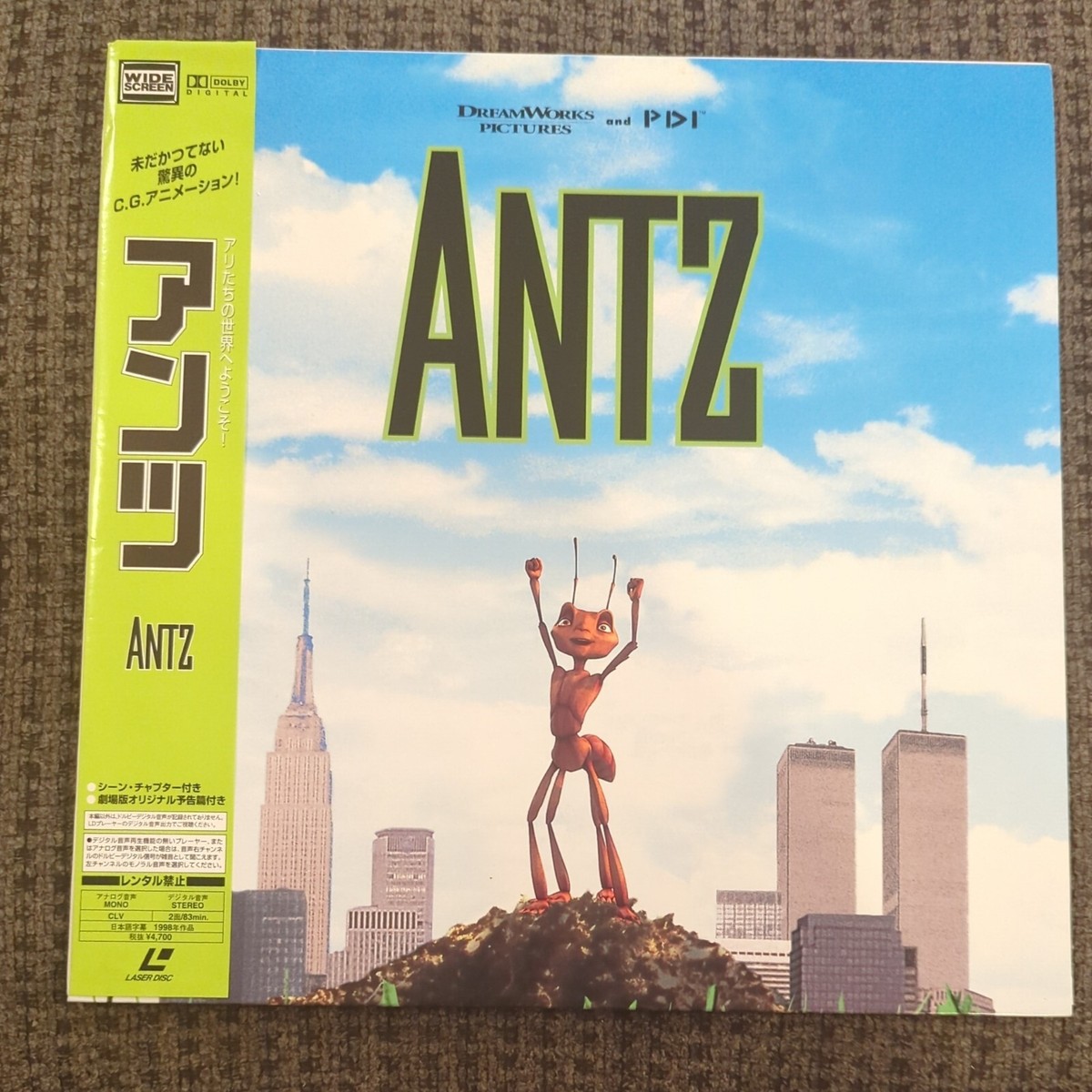 Antz - Dreamworks Animation Laserdisc Japan PILA-3033 W/ Obi | eBay