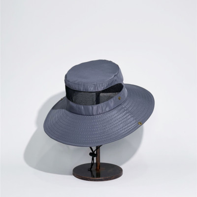 Bucket Sun Retro Boonie Quick Dry Breathable Net Fishing Hat Unisex