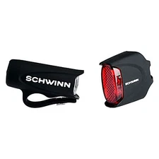 Schwinn Quick Wrap LED Front & Rear Bicycle Bike Light Set
