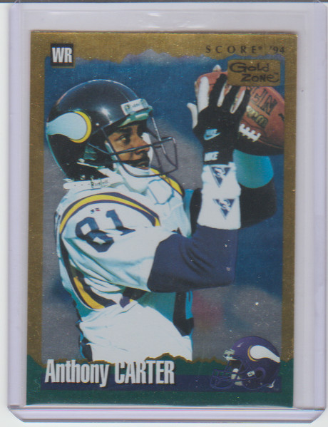 1994 Score Gold Zone Parallel #239 Anthony Carter Minnesota Vikings