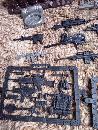 U.S. Army Toy Long Range Canon, Mine Sweeper, Watch Tower, Figures & Accessories - Picture 2 of 9