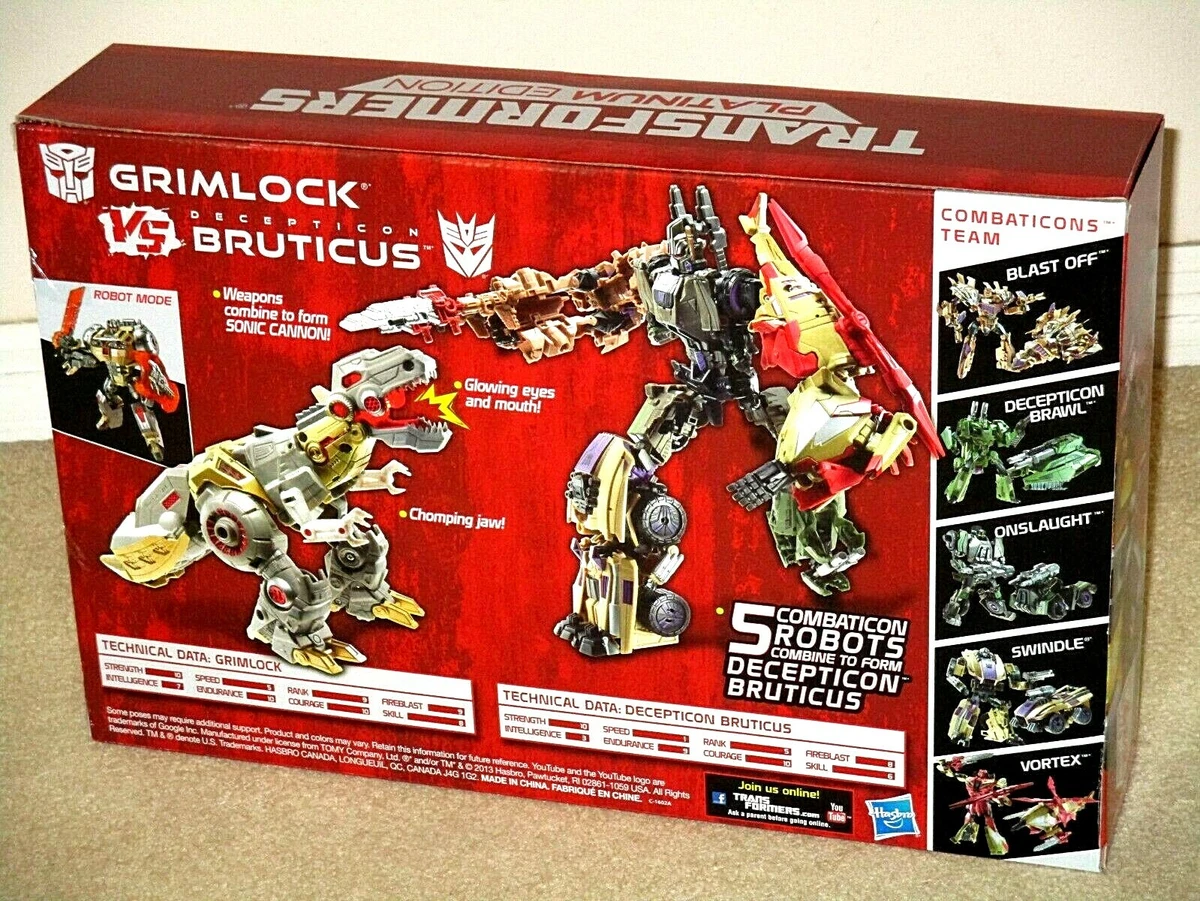 Transformers Fall Of Cybertron Bruticus Vs Grimlock