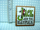 Miniature Wooden Jig Saw Puzzle "Jack and the Beanstalk" 1/12 Scale REDUCED