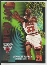 Michael Jordan 1997 Skybox Z Force Basketball Trading Card #23