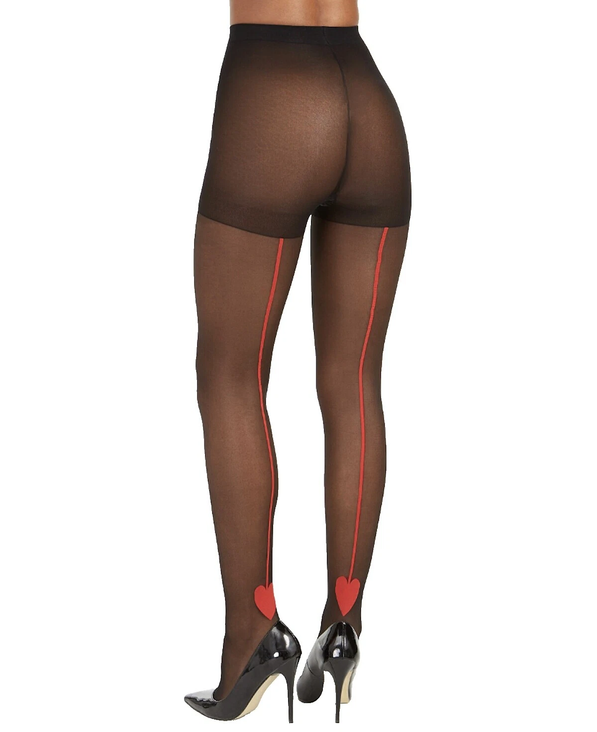 Polyester Heart Pantyhose and Tights for Women
