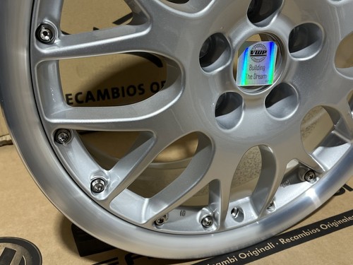 Llanta de rueda de aleación VW Golf MK3 MK4 Bora Vento Jetta BBS RS2 nuevo original fabricante de equipos originales de lote antiguo - Imagen 18 de 24