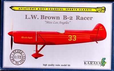 Karaya Models 1/72 L.W. BROWN B-2 RACER