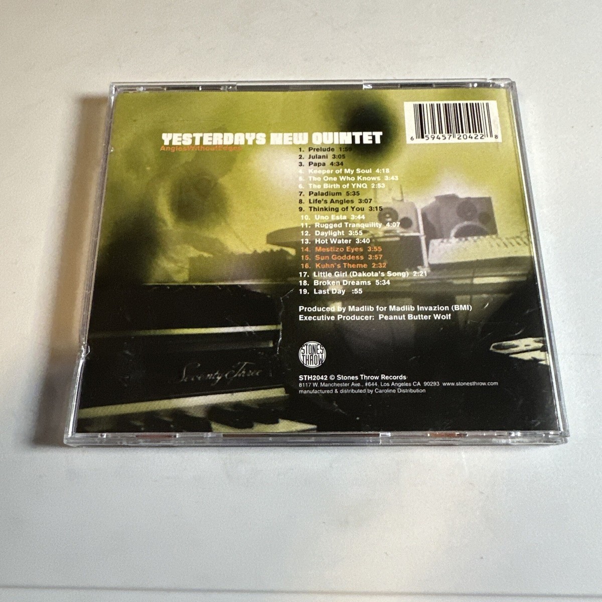 The Other Side - Is It Any Wonder 7インチ YESTERDAYS NEW QUINTET - Angles Without Edges - CD | eBay