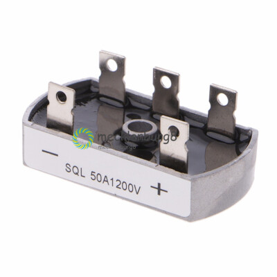 NEW SQL50A 50A 1200V Aluminum Metal Case 3 Phase Diode Bridge Rectifier Module